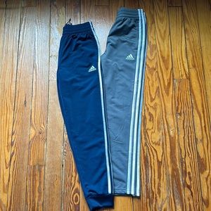 ADIDAS BOYS - 2 Pairs Athletic Pants 10/12